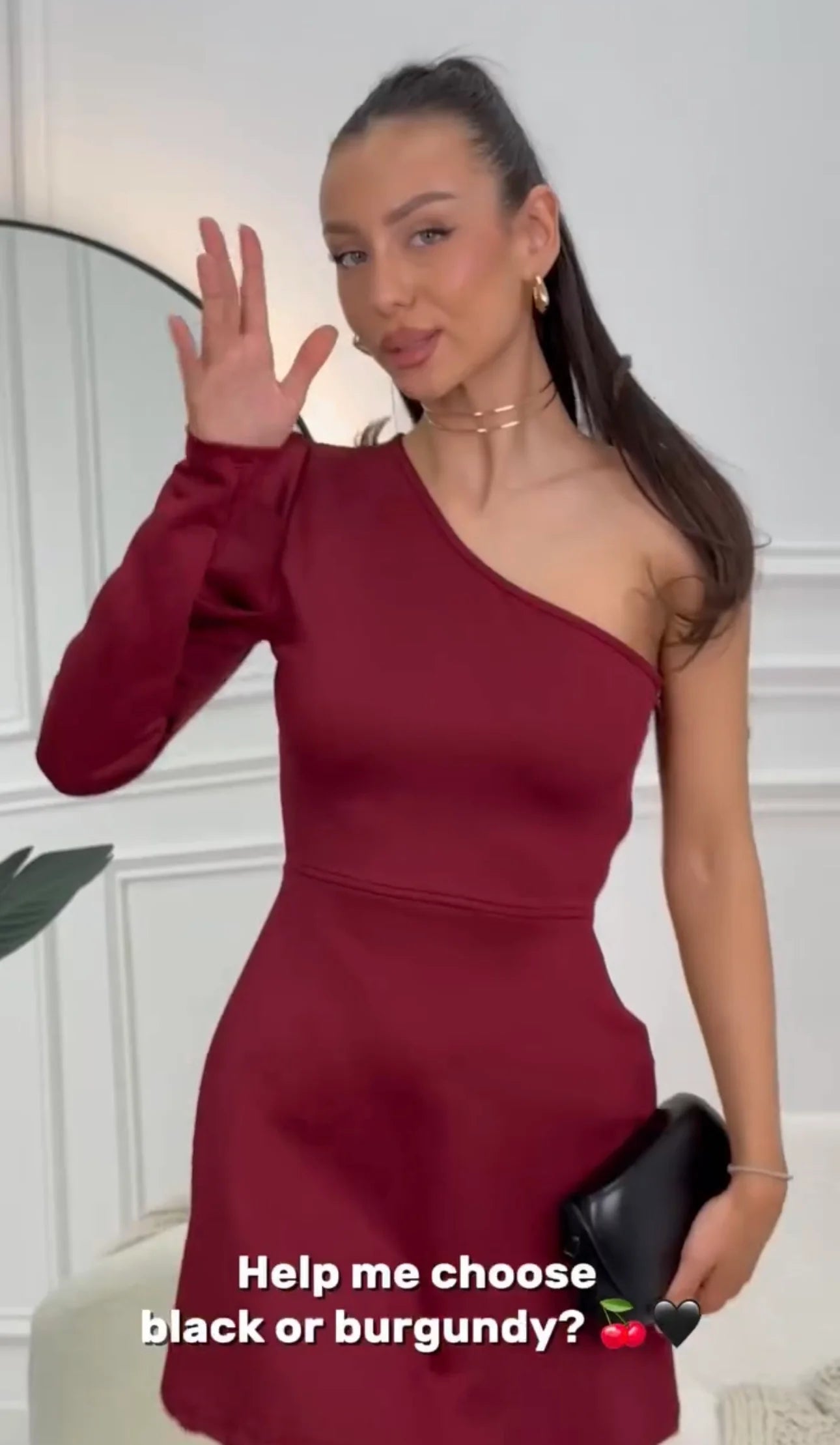 One-Shoulder Statement Dress