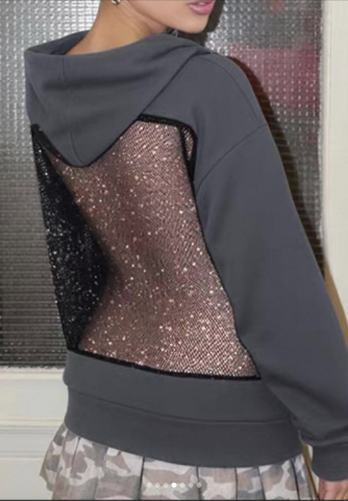 Get 70% Off On The Crystal Hoodie Only Today 💕