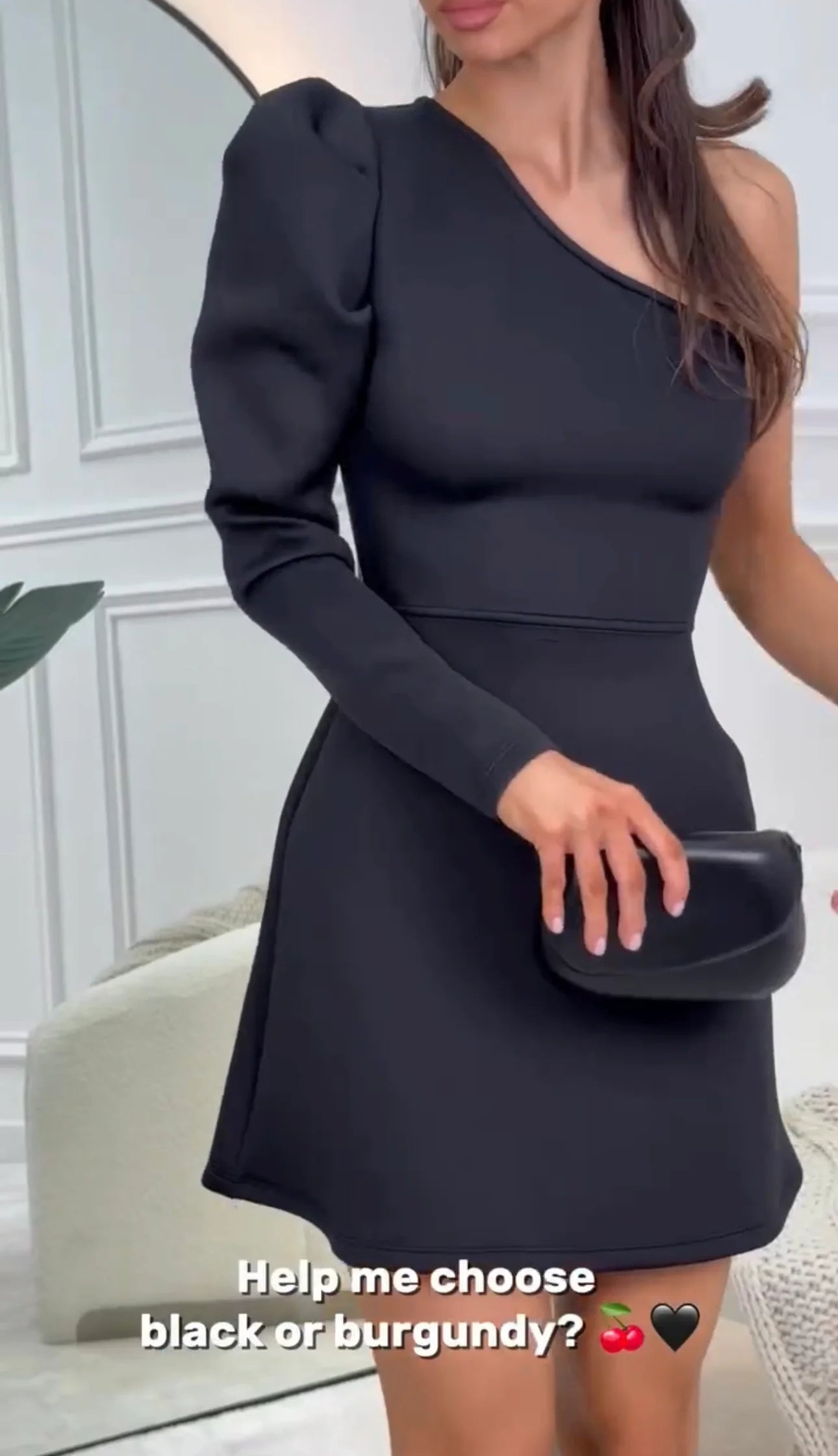 One-Shoulder Statement Dress