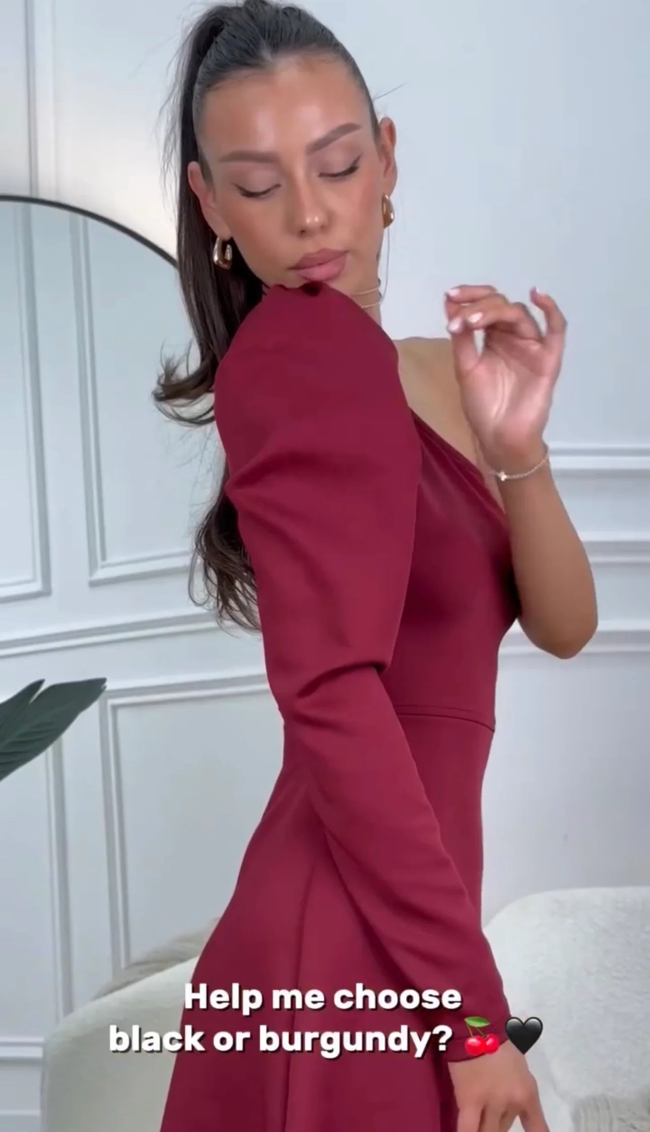 One-Shoulder Statement Dress