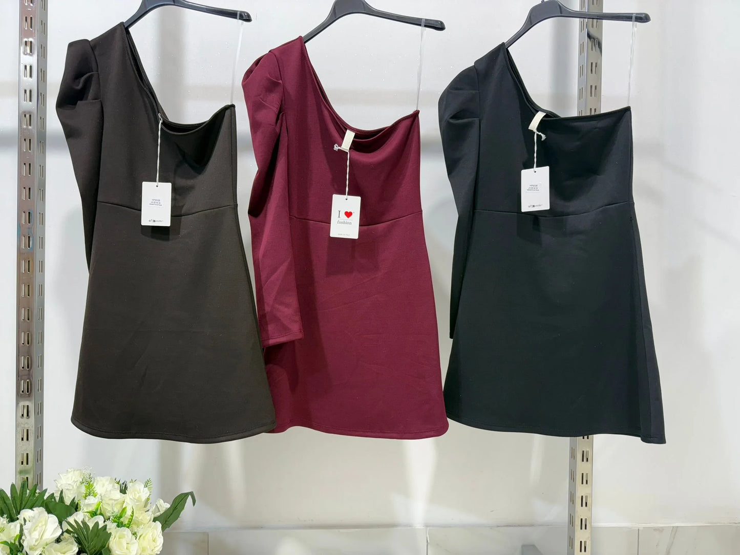 One-Shoulder Statement Dress