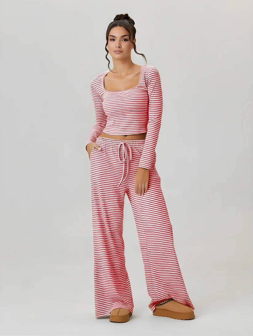 Striped Lounge Set